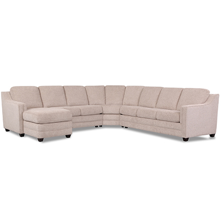 Layout K: Four Piece Sectional 62" x 120" x 120"