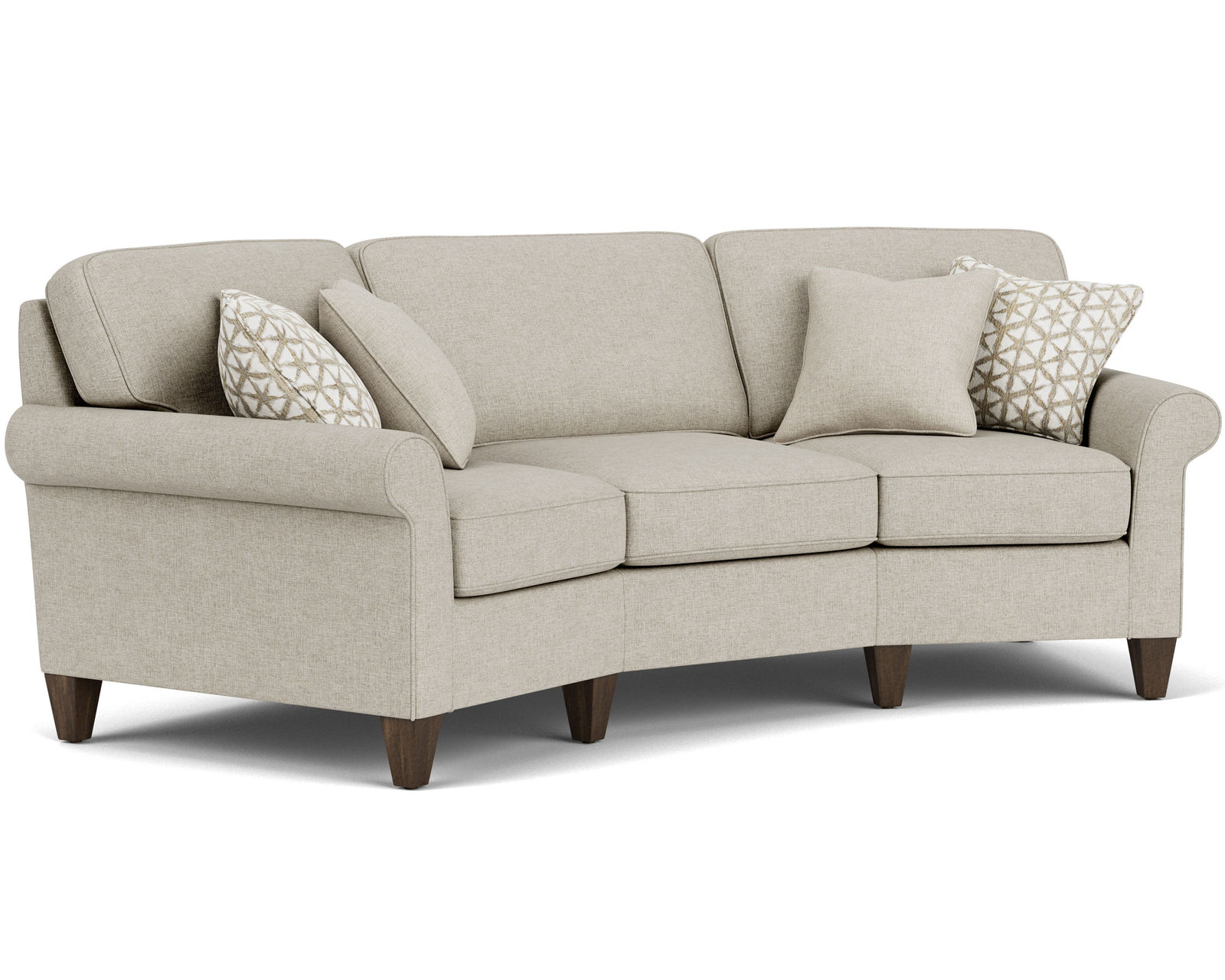 Westside 5979 Curved Conversation Sofa (100+ fabrics) 101" - Westside 101" Conversation Sofa
