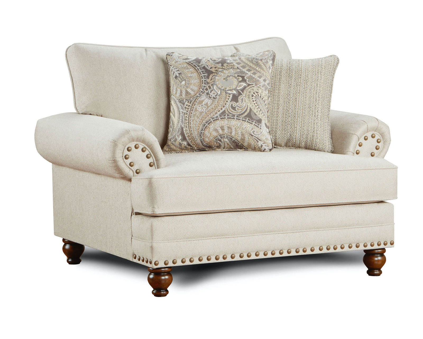 Carys Doe 96" Sofa (Includes Pillows) - Carys Doe Chair and 1/2