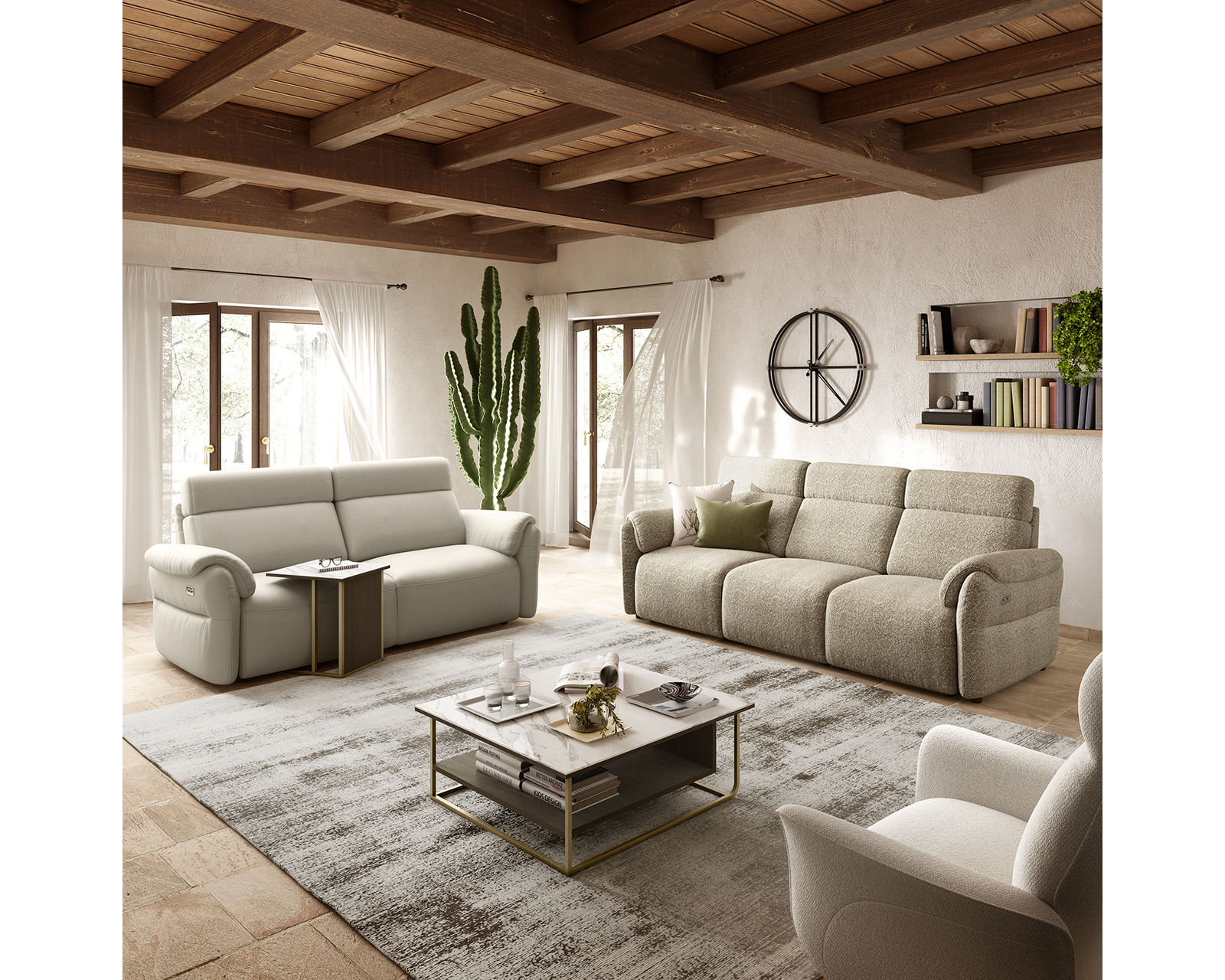 Houston C280 Sofa (94" or 104") +40 fabrics