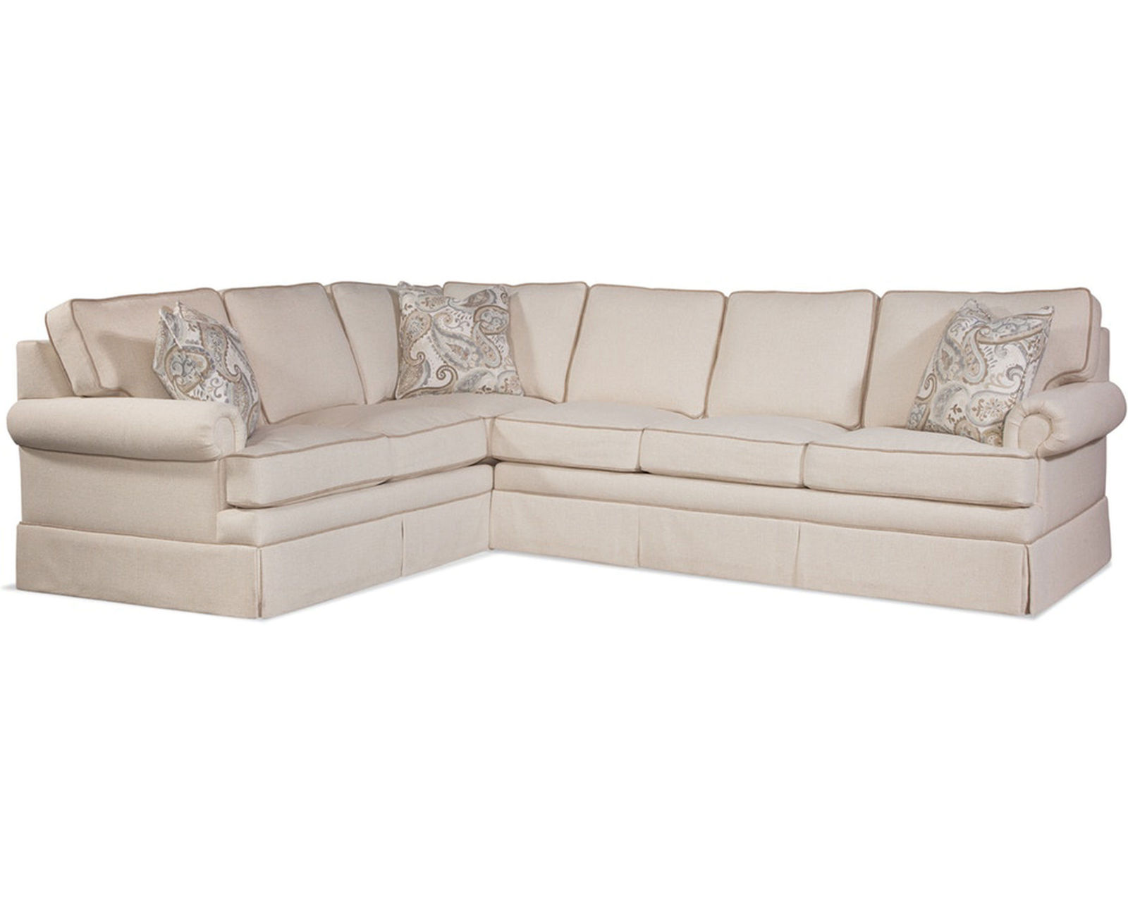 Bradbury 6116 Sleeper Sectional (Fabric choices) - Sleeper Sectional Layout B