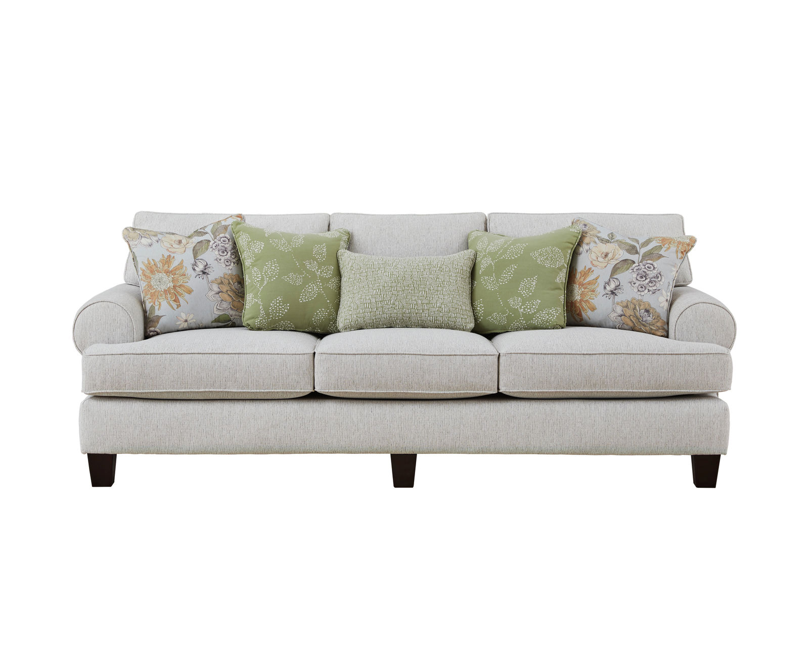 Celadon Salt 98" Sofa 4200-KP - performance fabric - includes pillows 