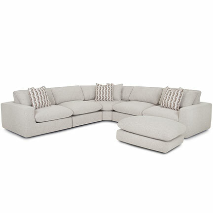 Layout C: Six Piece Sectional 117" x 117"