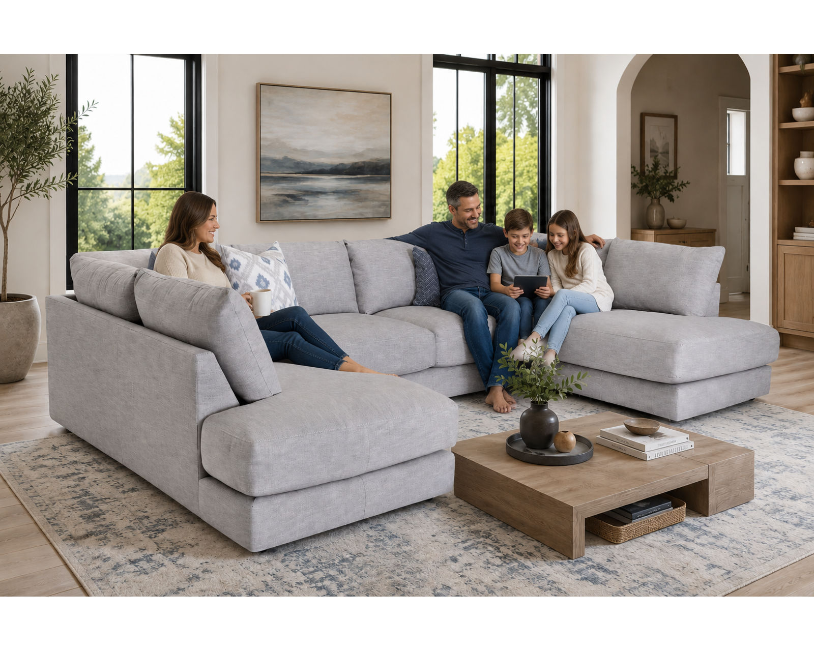 Indy 900 Modular Sectional (Infinity Chaise Comfort. Modular Freedom) - Designer Style Without the Designer Price.
