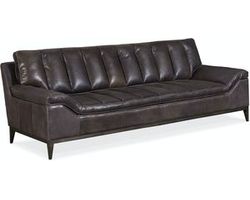 Kandor Leather Stationary Sofa (100") In stock