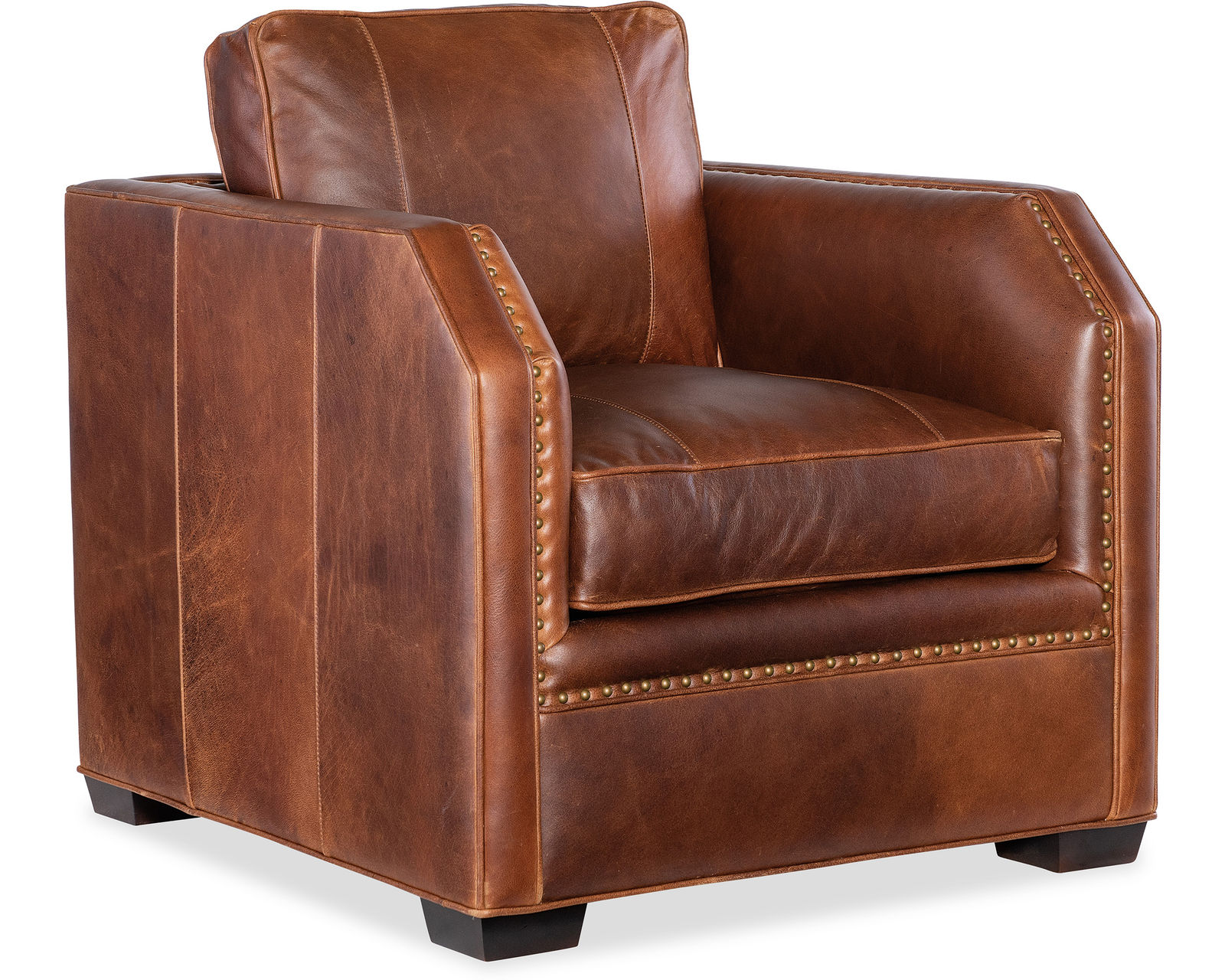 Bradington Young Sutton 641 Sofa (12 leathers) 8-Way Hand Tied - Sutton Stationary Chair 8-Way Hand Tie