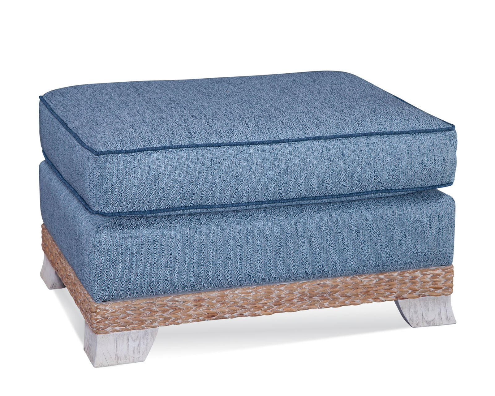 Fairwind 90" Sofa (+69 fabrics) - Fairwind Rattan Ottoman