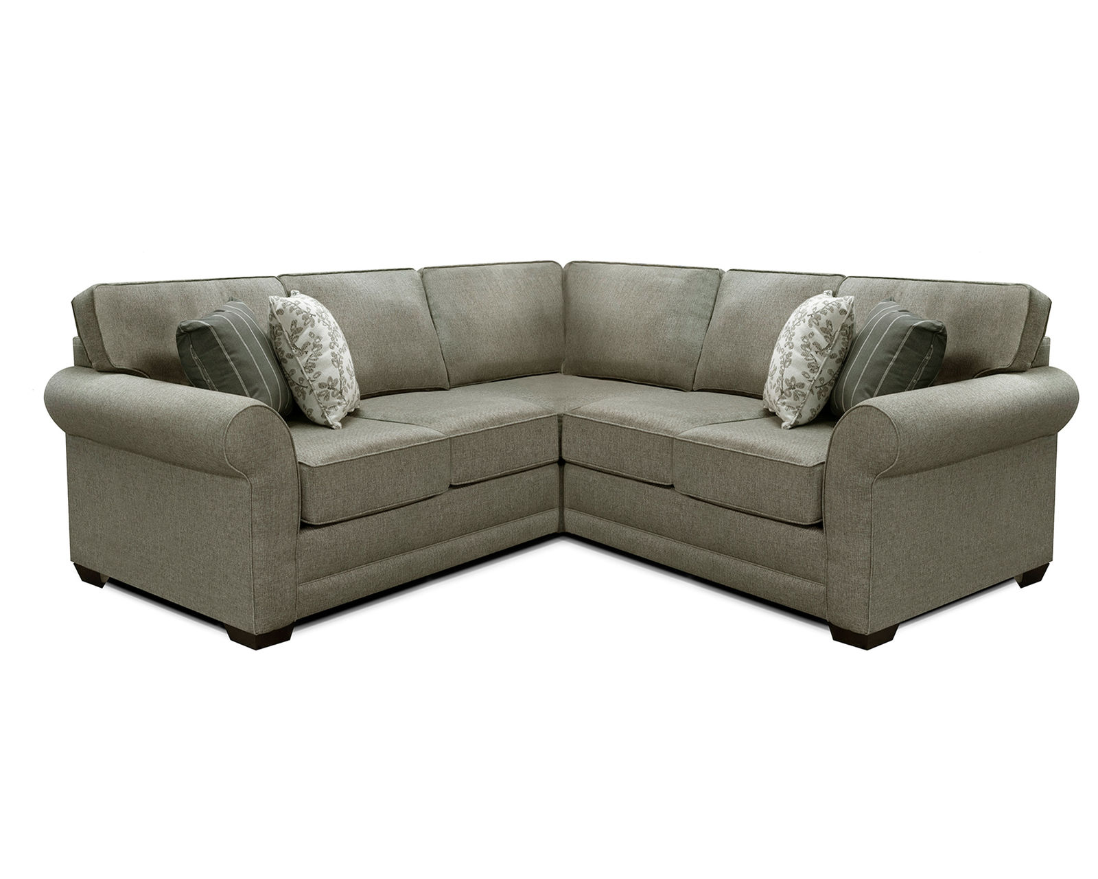 Brantley Stationary Sectional  (+100 Standard and Performance Fabrics) - Layout C: Two Piece Sectional 94" x 96"