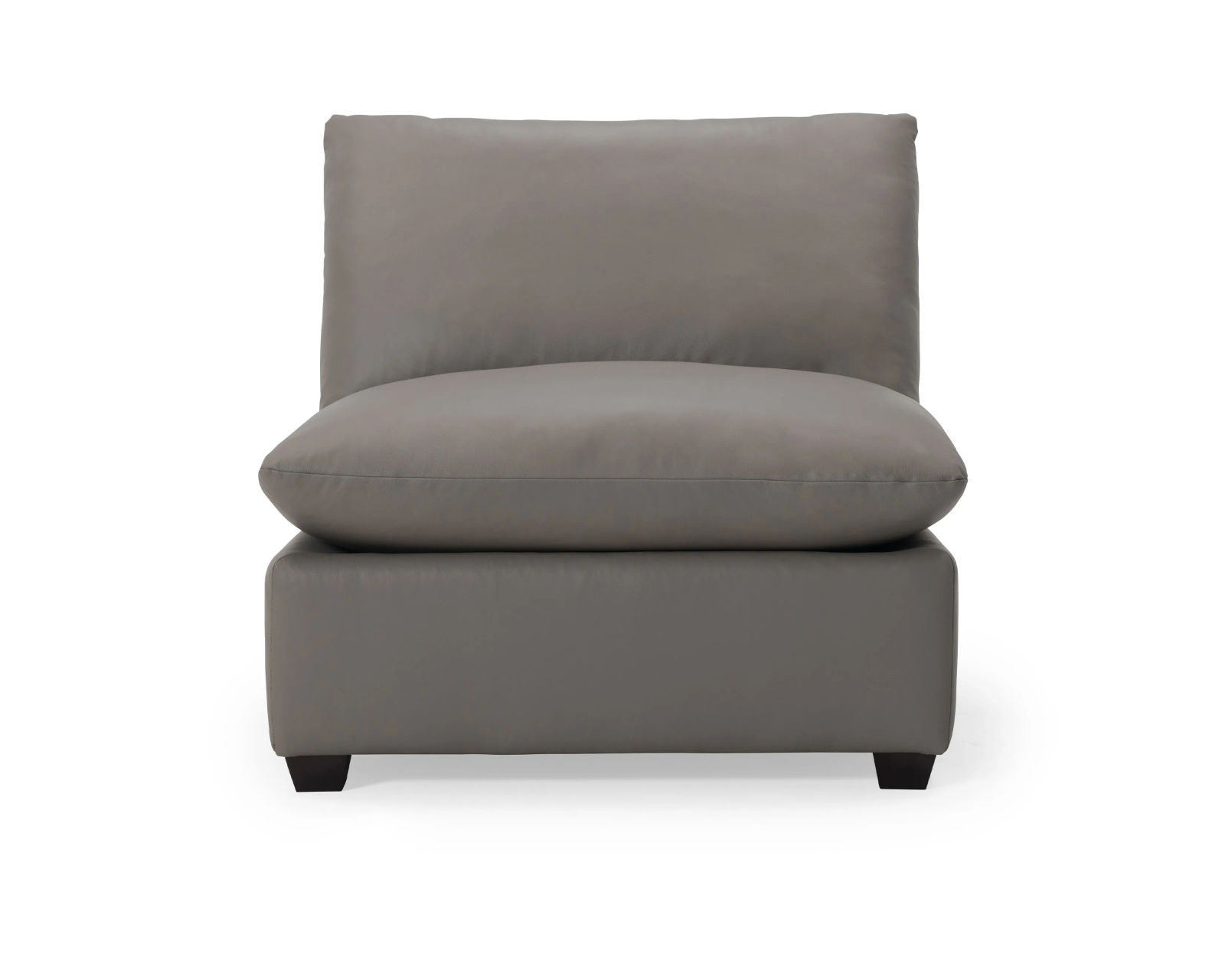 Laguna 77752 Sofa (74", 85" or 105") +100 leathers - Laguna Armless Chair (finished all sides)