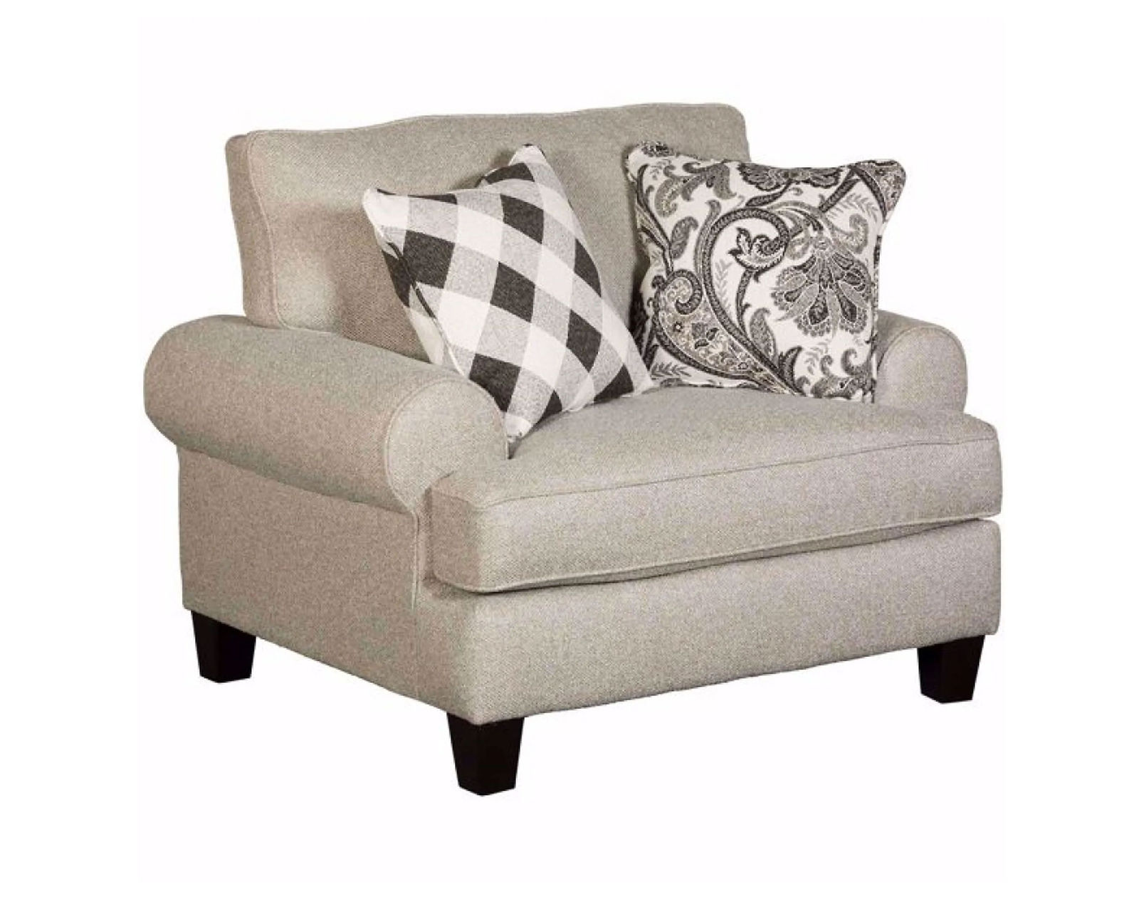 Shadowfax Dove 98" Sofa (Includes Pillows) - Shadowfax Dove Extra Wide Chair (With Pillows)