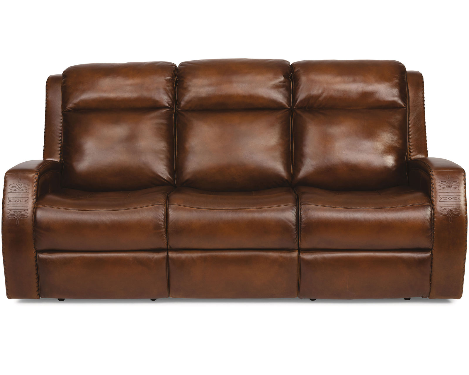 Mustang Power Reclining Loveseat with Console and Power Headrests (in stock)
