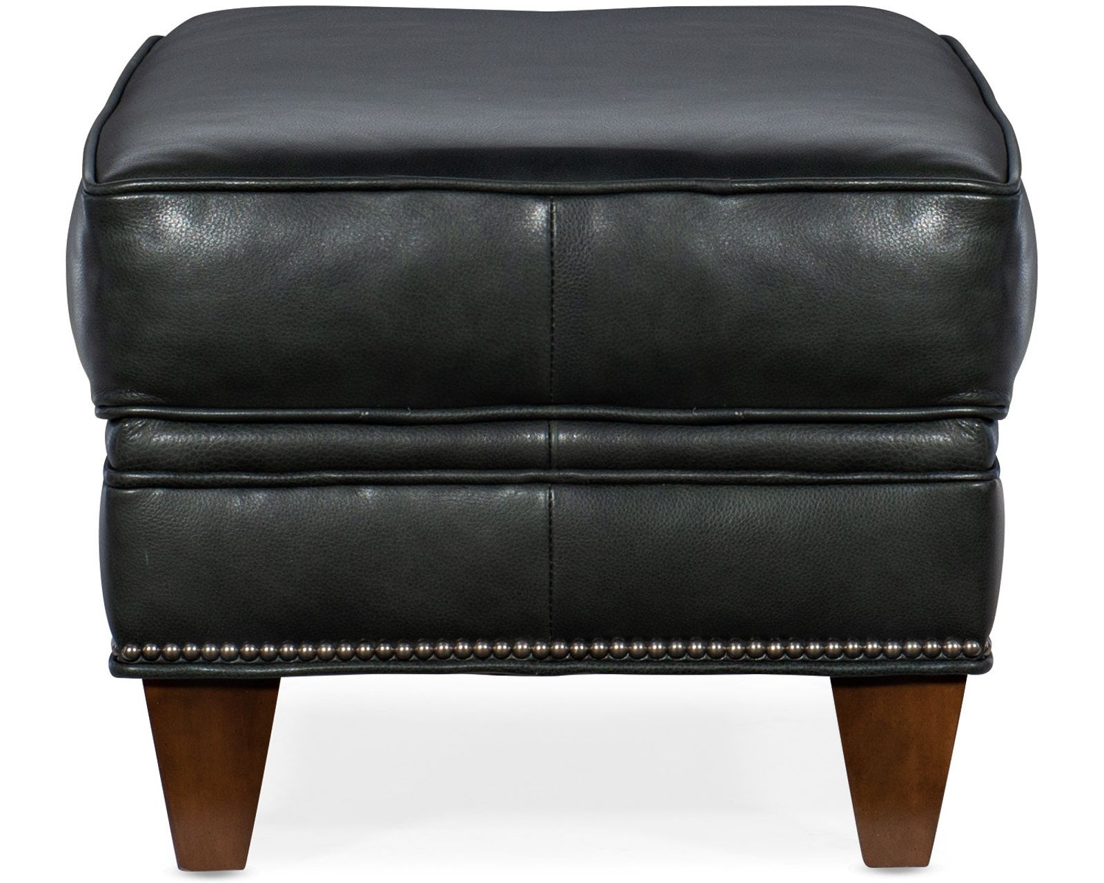 Bradington Young Reddish 579 Chair (12 leathers) 8-Way Hand Tie - Reddish 20" x 28" Ottoman