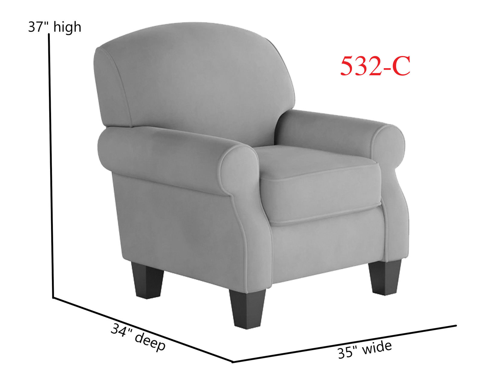 Truth or Dare Salt Accent Chairs (eight styles available) Performance fabric - Truth or Dare Salt Accent Chair - 532-C (Performance fabric)