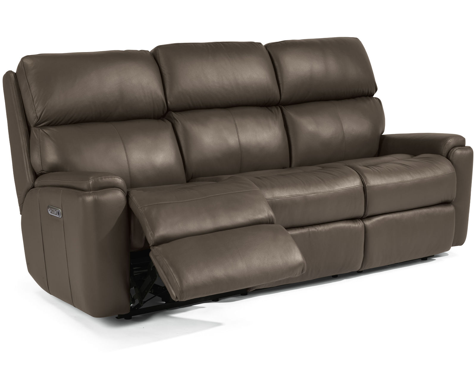 Rio Leather Recliner or Rocker Recliner (Colors Available) - High-density cushions consist of a high-resiliency, high-density polyurethane foam core