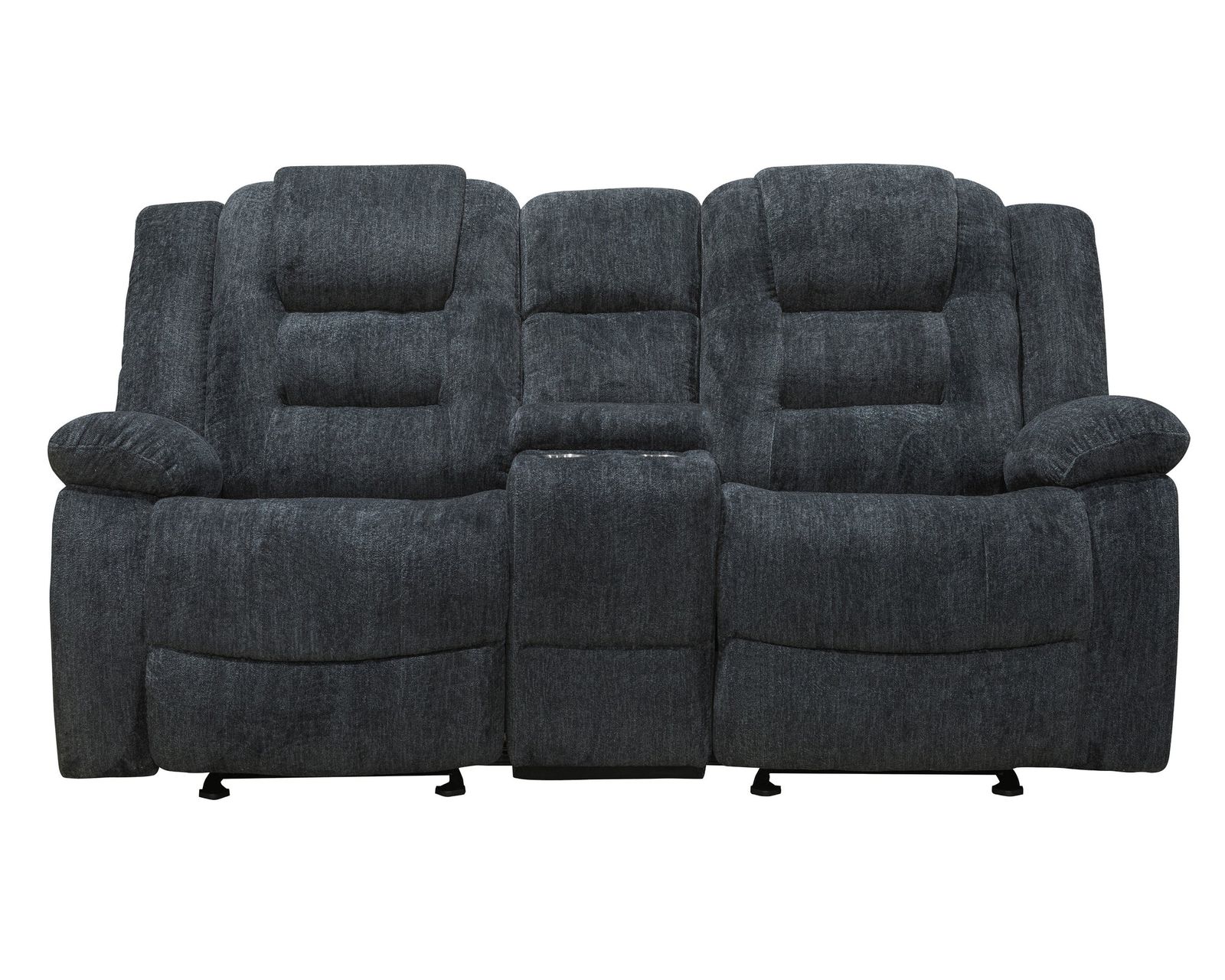 Bolton Glider Recliner (Performance fabric) In stock - Fast shipping - Bolton Dual Gliding Reclining Console Loveseat