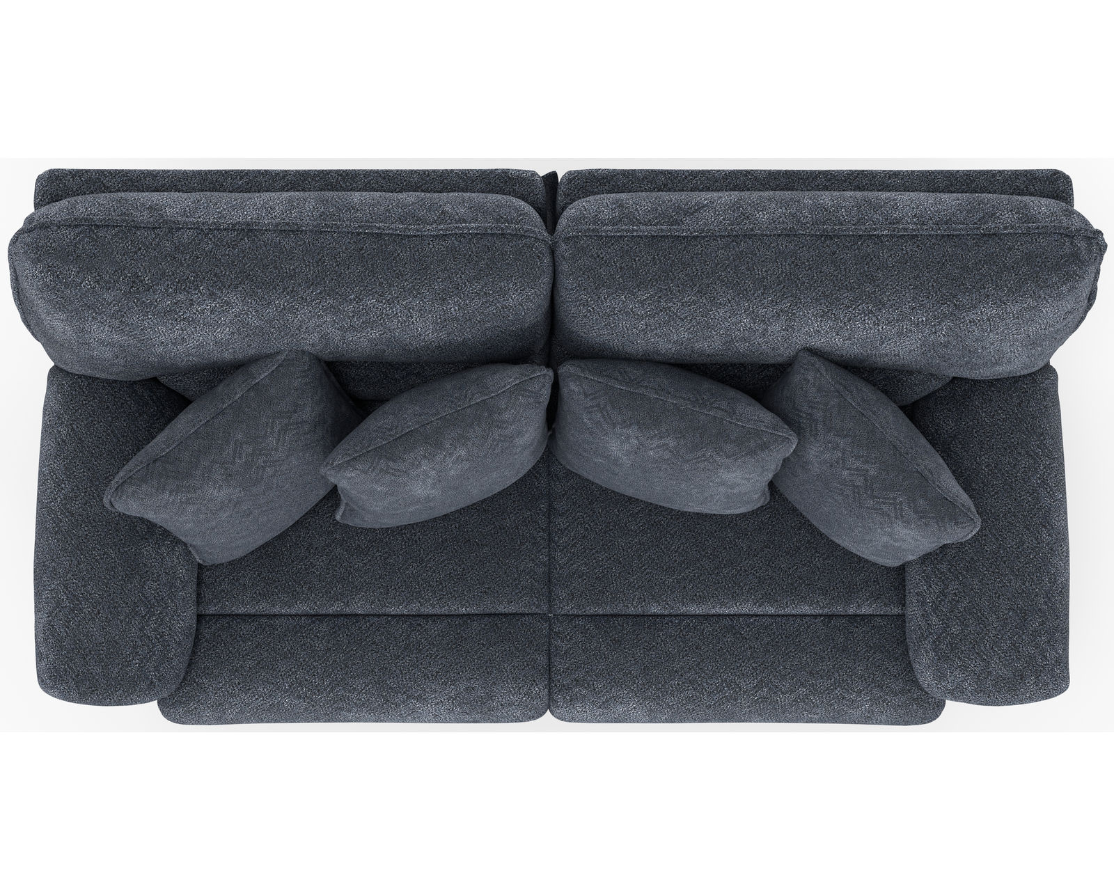Paxon 90" Power Reclining Sofa with Power Headrests & Deep Seat Recline - 400 lb. per seat (includes pillows) - Includes both power recline and power headrests