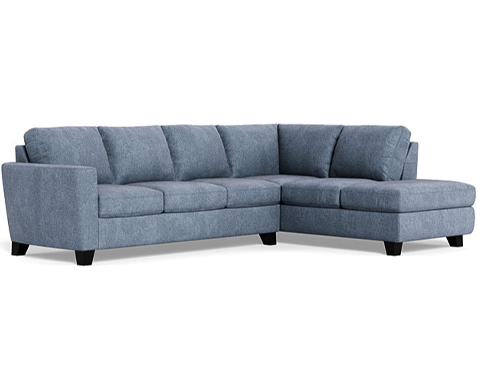 Leeds 77328 Sectional (+50 fabrics) - Layout E: Two Piece Sectional 118" x 84"