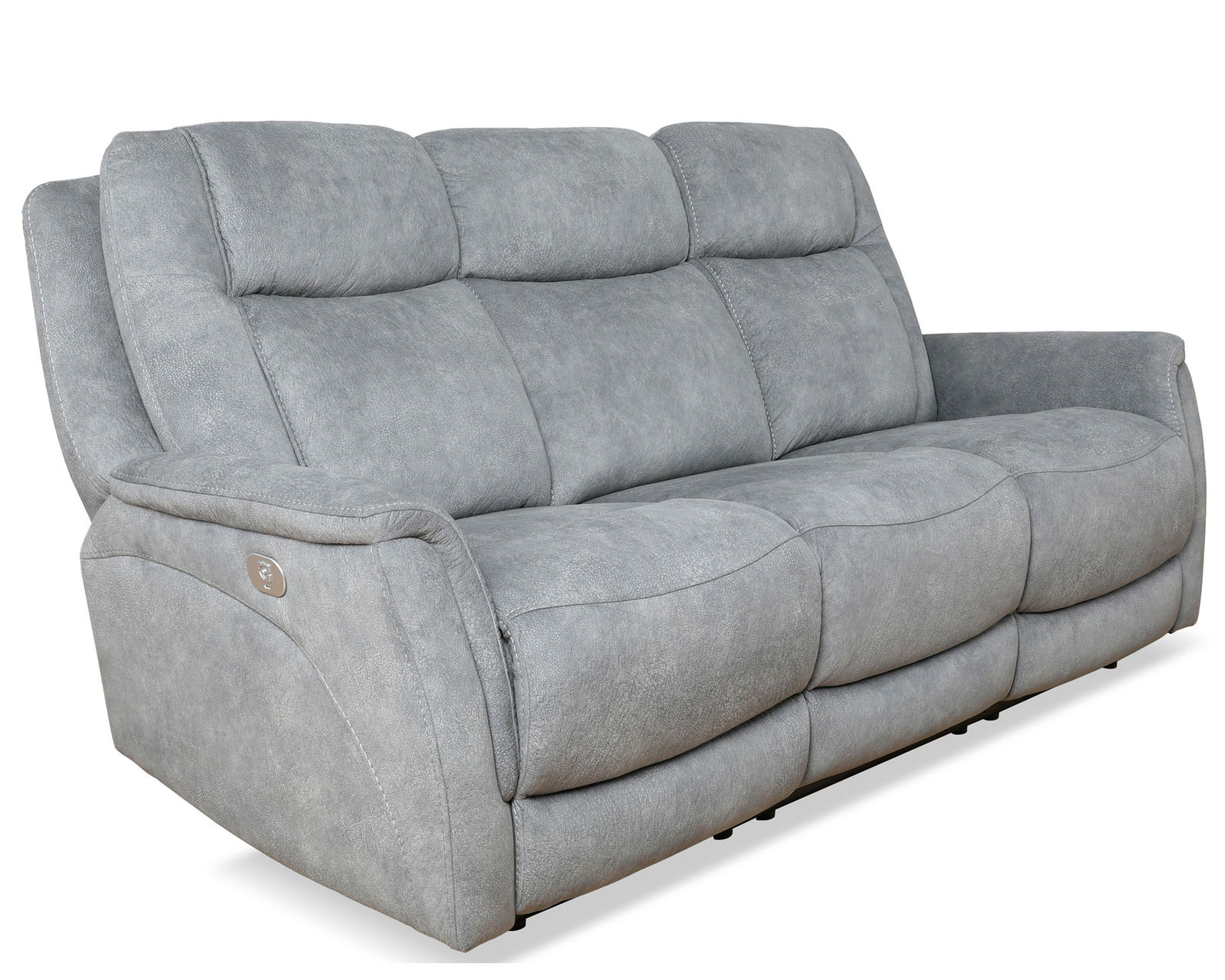 Linus 83" Zero Gravity Power Headrest Power Reclining Sofa Gray (In stock - Fast shipping) - Linus Zero Gravity Power Headrest Power Reclining Sofa