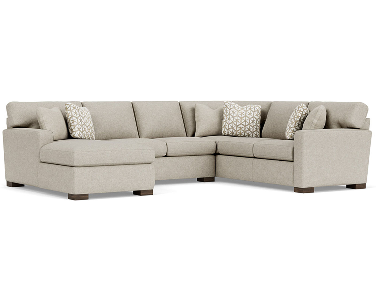Bryant 7399 Sectional (+100 fabrics) - Sectional Layout F: Lifetime Warranty on internal structures