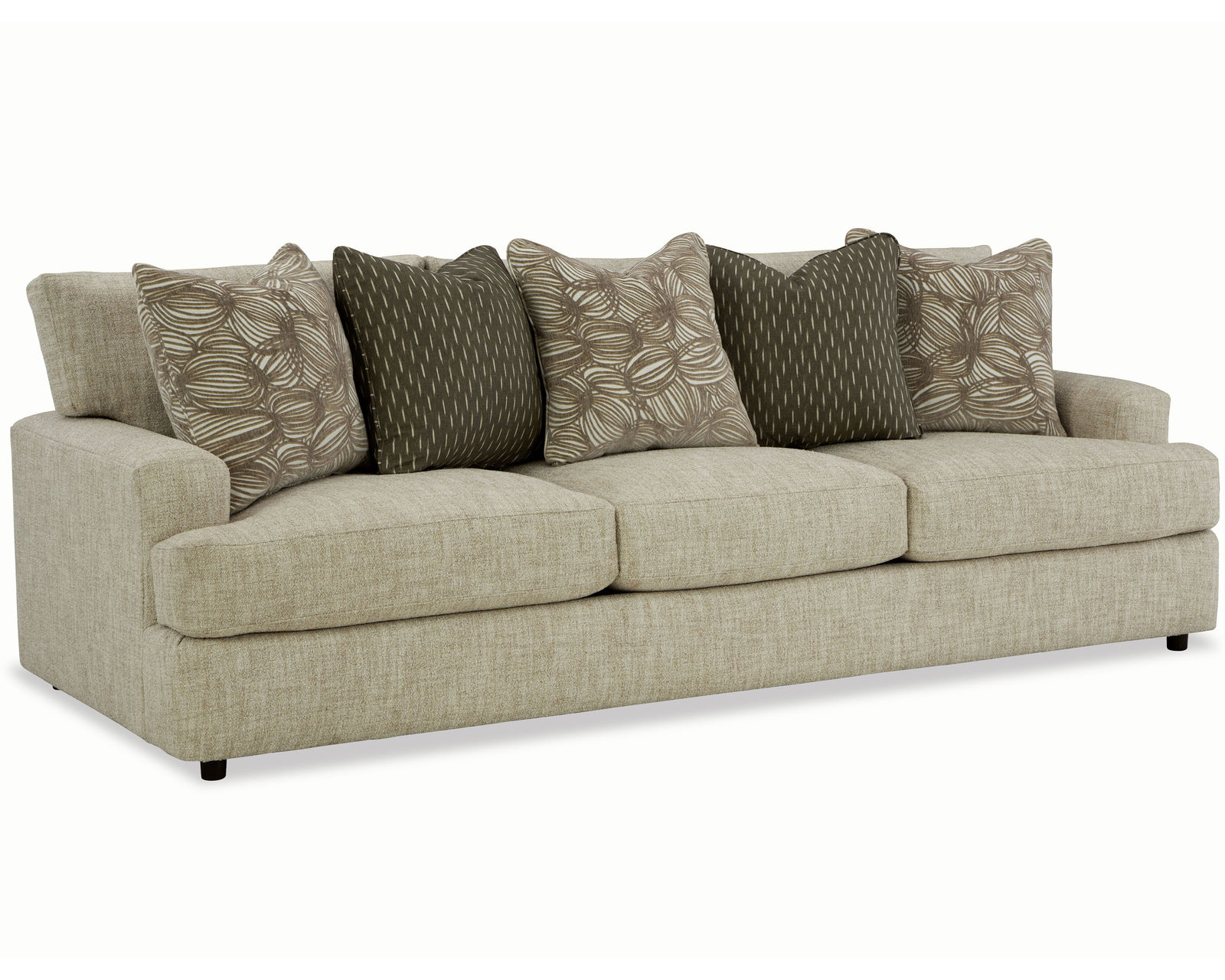 Stanton 100" Sofa P080800BD (+100 performance fabrics) - Includes down filled pillows and cushions