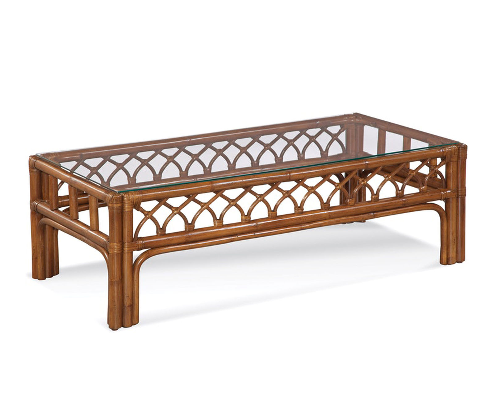 Edgewater 79" Rattan Sofa (+29 finishes +69 fabrics) - Edgewater Coffee Table