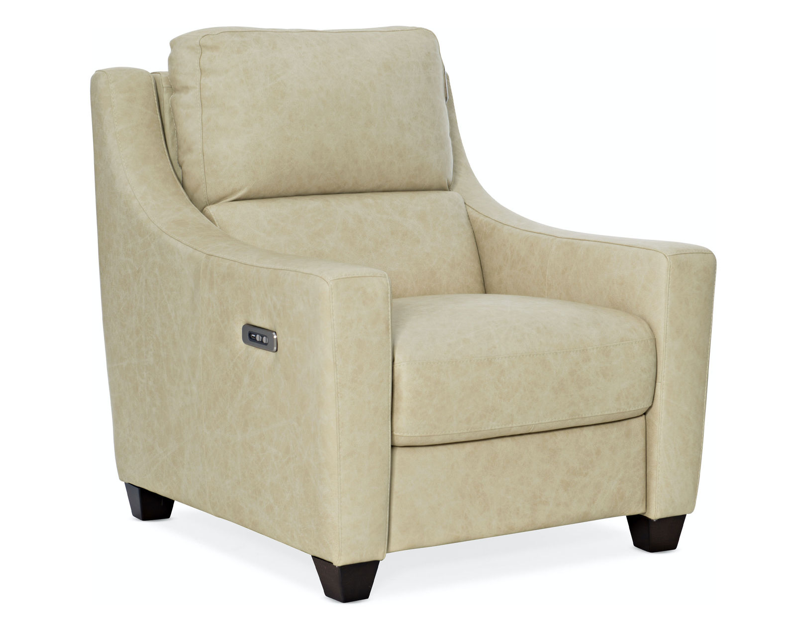 Monti Leather Power Headrest Power Reclining Sofa - Distance from Wall to Recline: 22 Full Recline Length: 61