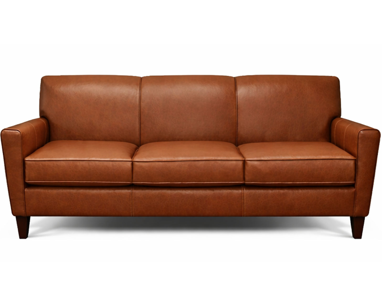 Collegedale 79" Leather Sofa (29 Top-Grain Leather Choices) - Collegedale 79" Leather Sofa