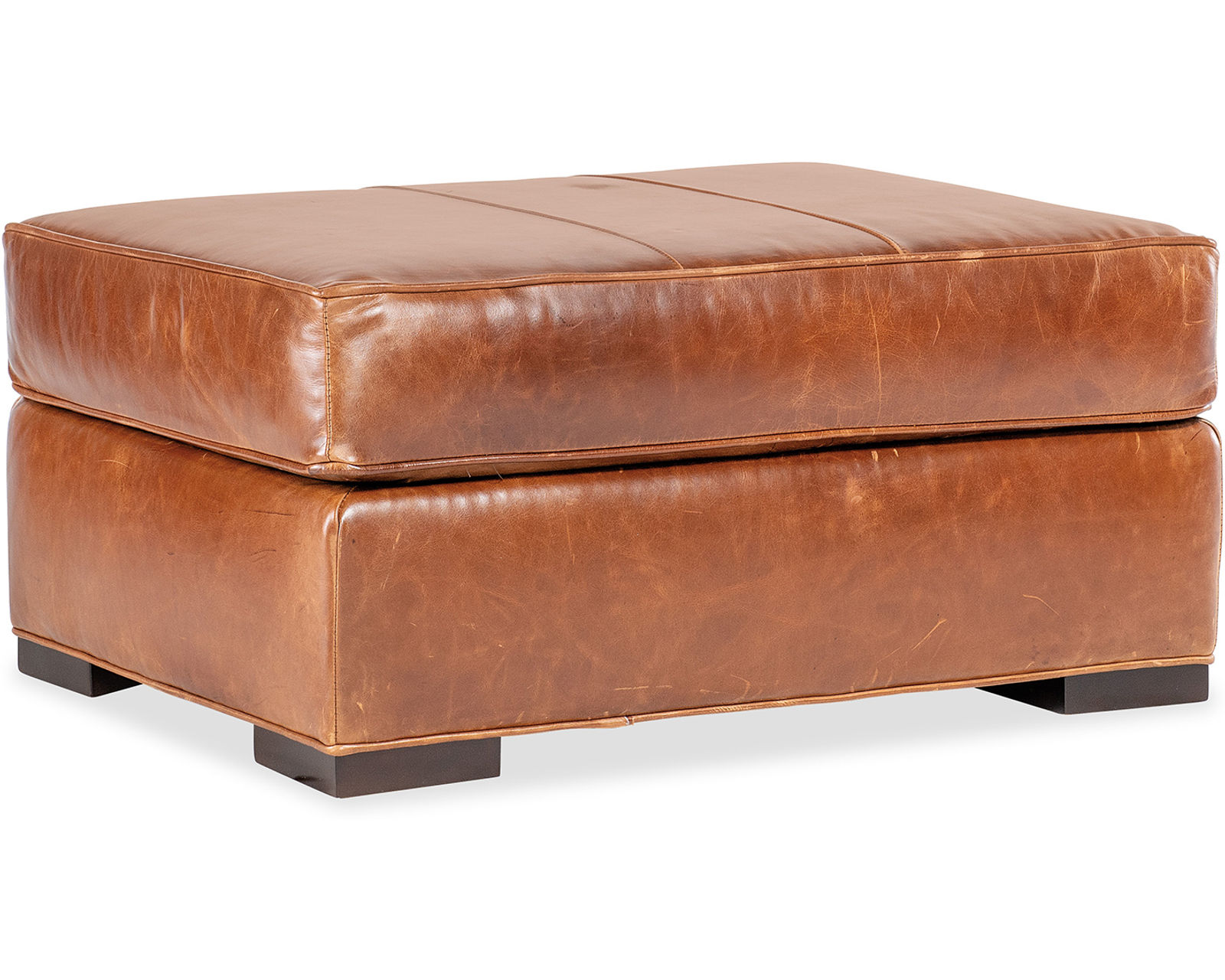 Bradington Young Eliana 634 Sofa (12 leathers) 8-Way Hand Tied - Eliana 25" x 34" Ottoman