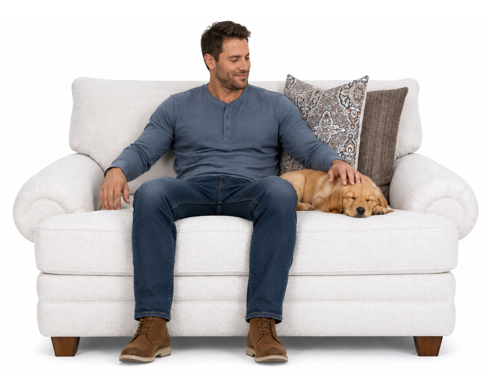 Redcliffe 101" Wide Sofa (Timeless Comfort with a Fresh, Designer-Curated Look) - Beautifully Designed Rooms. Effortlessly Yours.