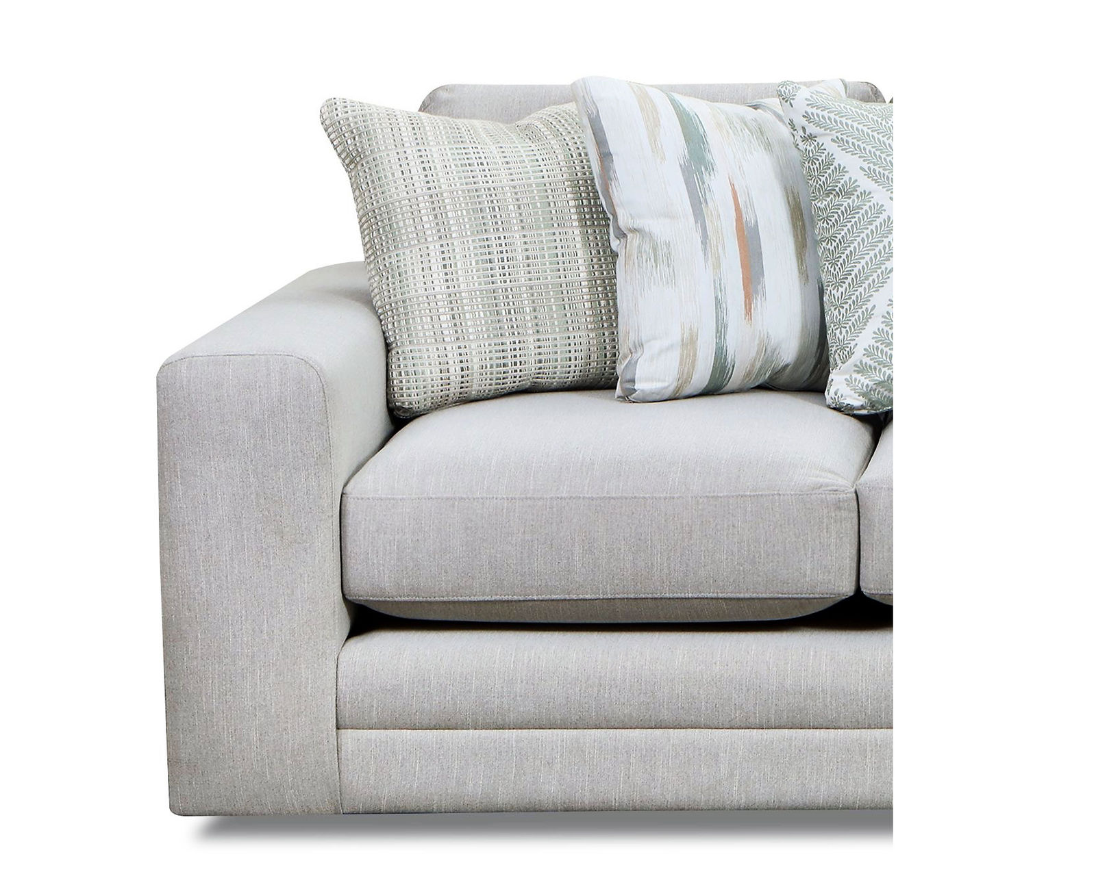 Charlotte Cremini 98" Sofa (Includes Pillows) - Includes all pillows