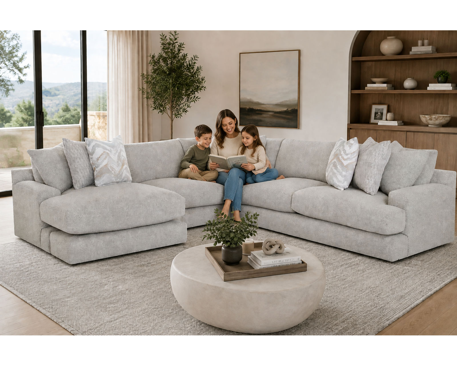 Meade 961 Modular Sectional (Modern Scale. Incredible Comfort) - Luxury Looks. Beautiful Rooms. Surprisingly Affordable.