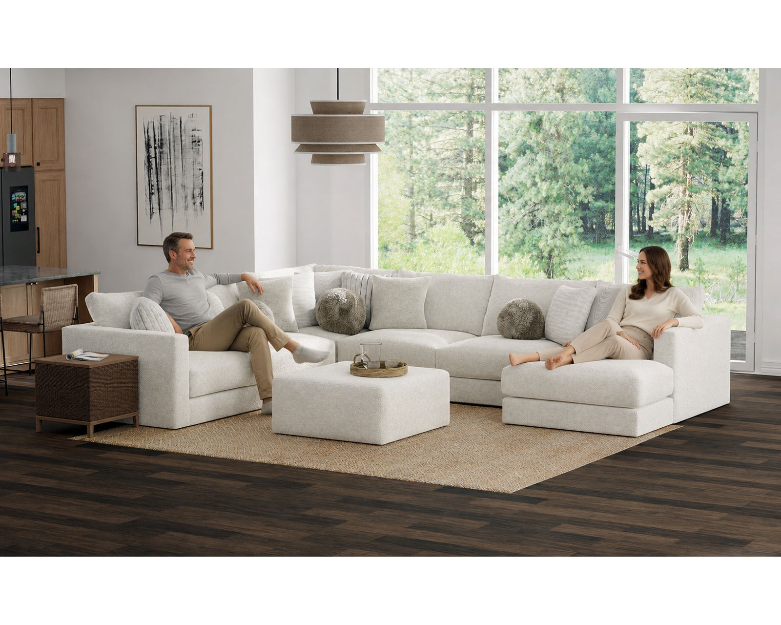 Ritzy 2235 Modular Sectional (includes all pillows) - Comfort You Can Feel. Quality You Can Trust.