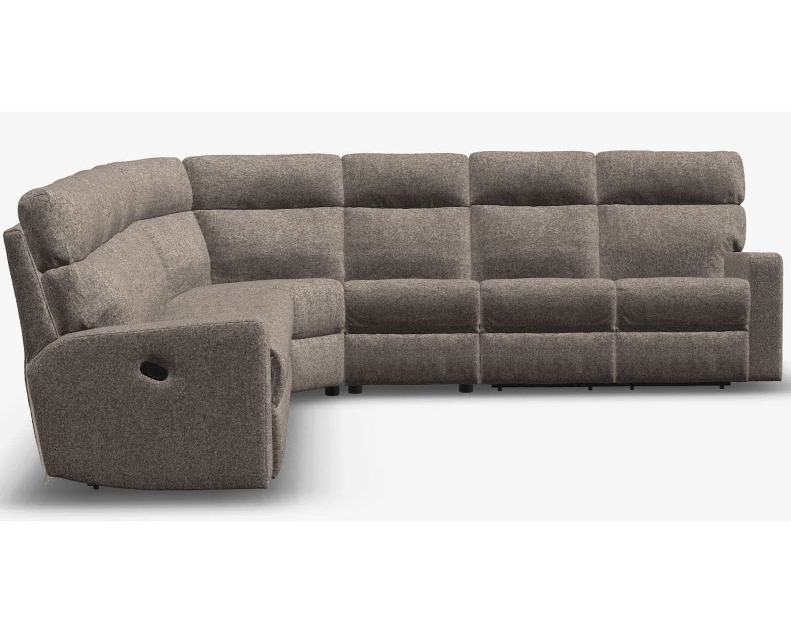 Oakwood 41049 Reclining Sectional (50+ fabrics) - Layout C: Five Piece Reclining Sectional 137" x 137"