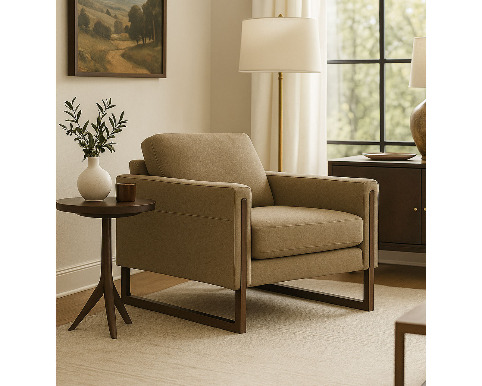 Brookes 77696 Chair (+50 fabrics) - Brookes Chair