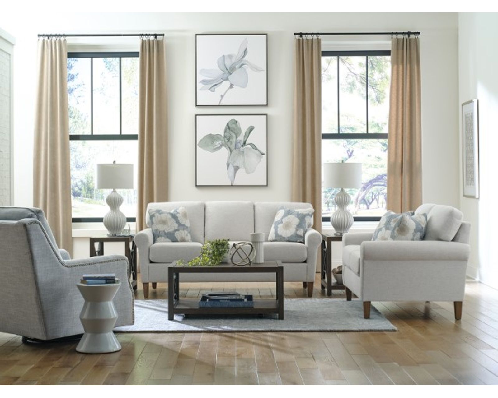 Arlie 76" Sofa  (+100 Standard and Performance Fabrics) - Custom Comfort. Lasting Quality.