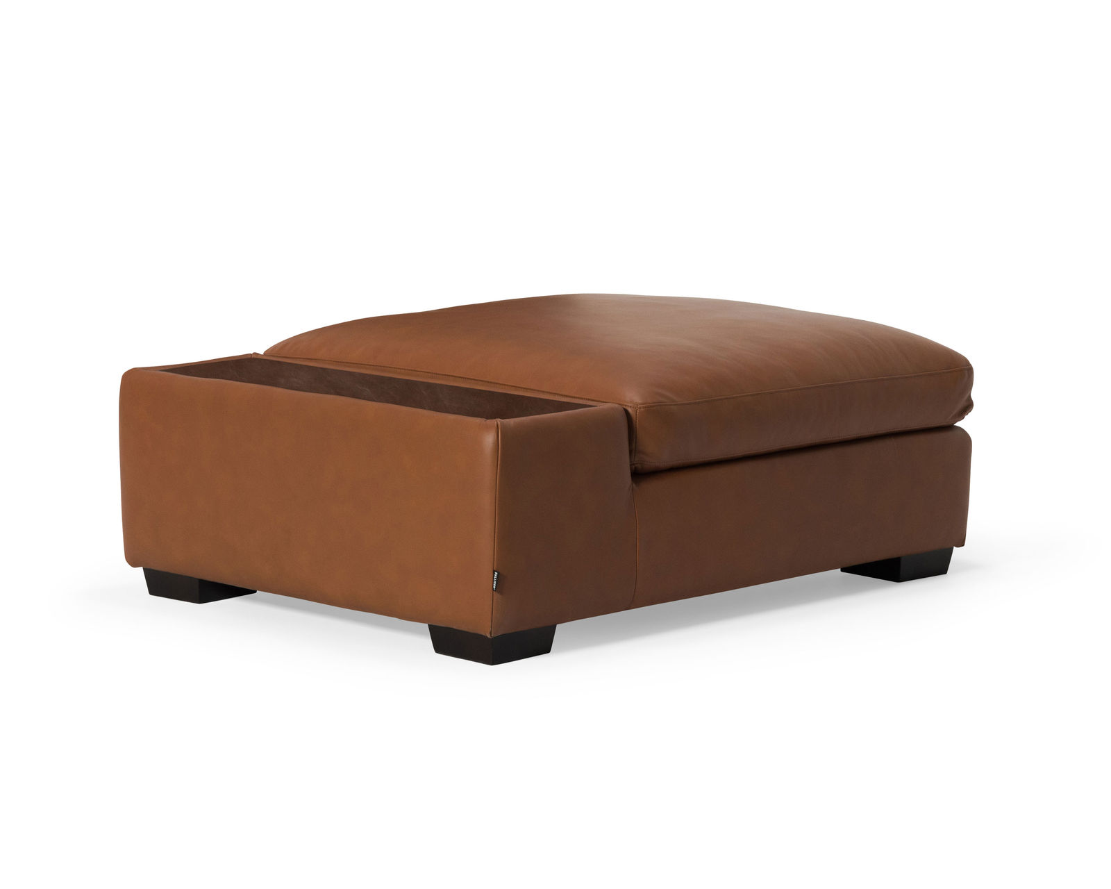 Madison 77651 Track Arm Sectional (+60 fabrics) - Madison Storage Ottoman with 12" Table