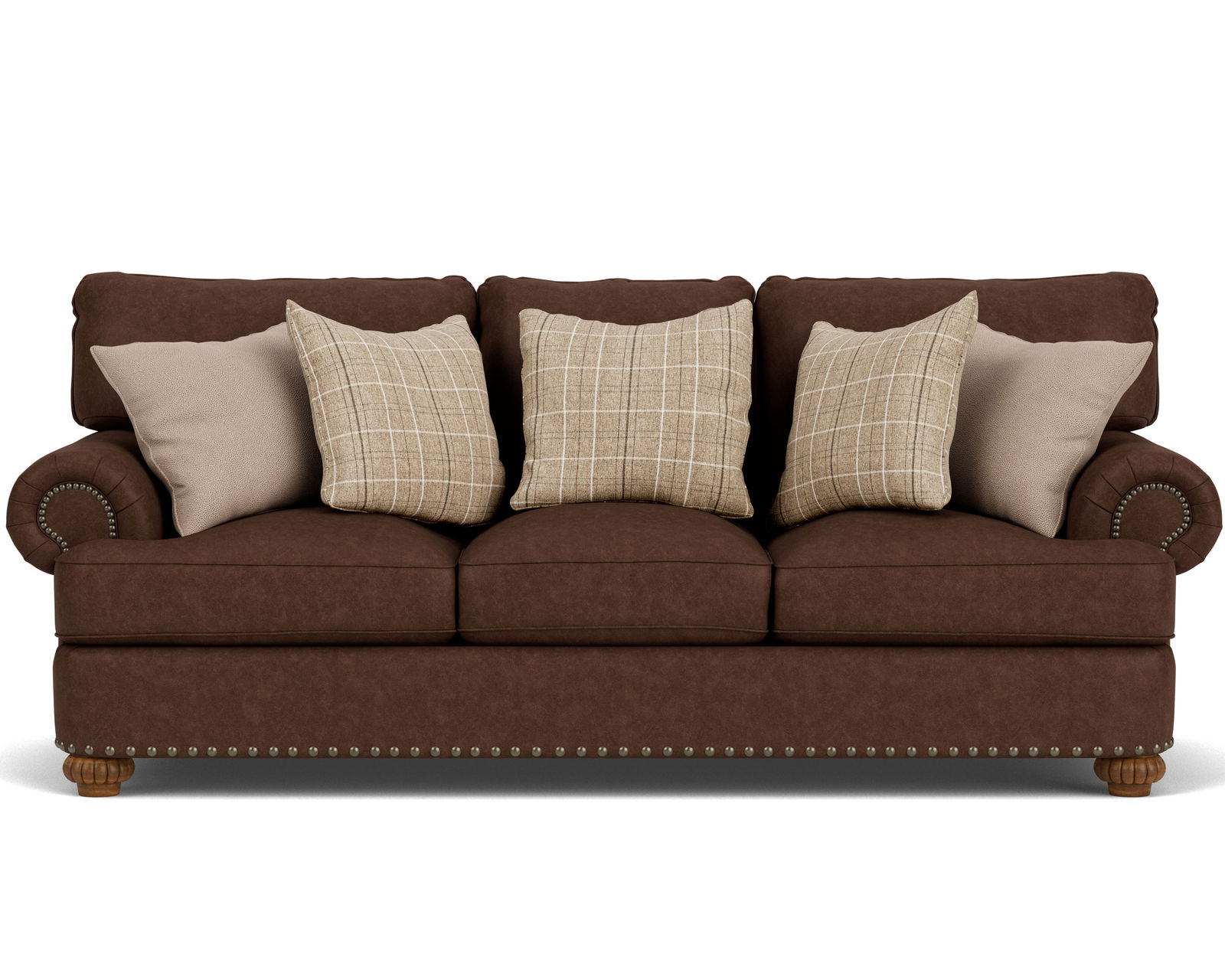 Patterson 7322 Nailhead Sofa (+100 fabrics) 96" - Patterson Nailhead Sofa