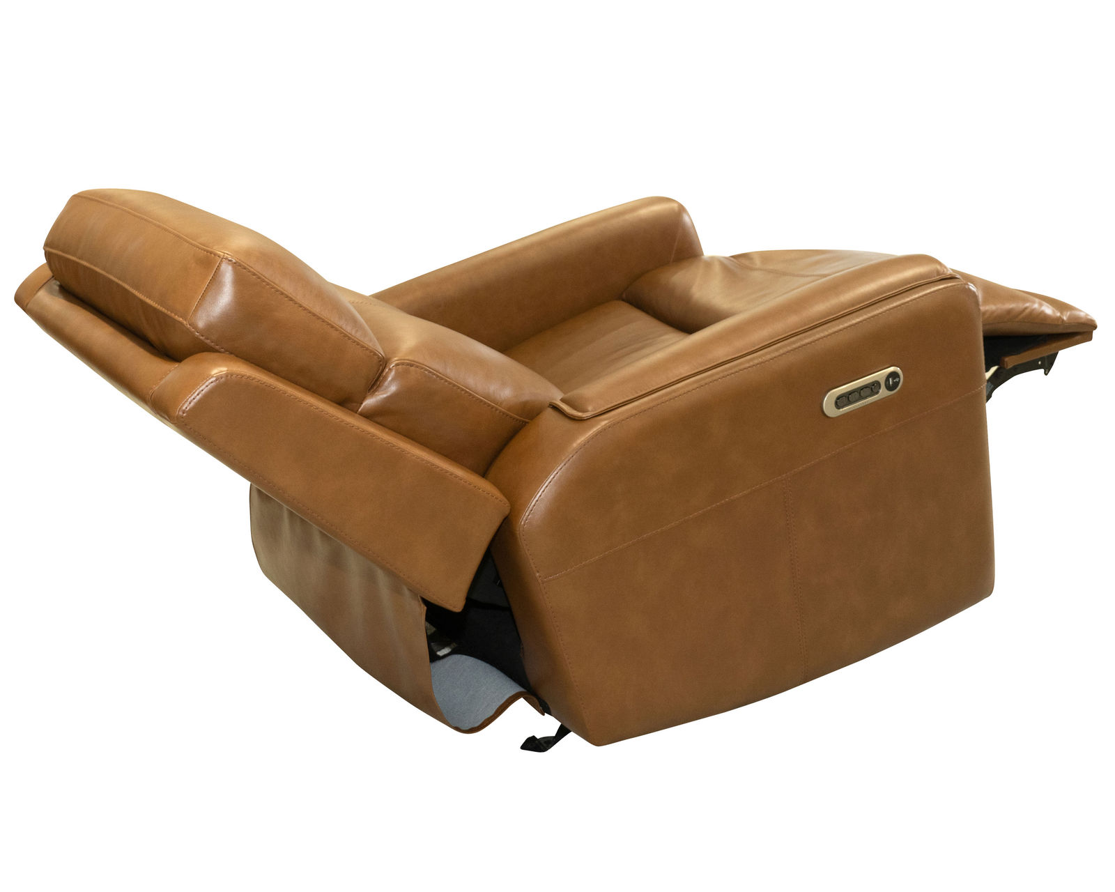 Alister 82" Leather Power Gliding Sofa with Power Headrests & Lumbar (+3 colors) in stock