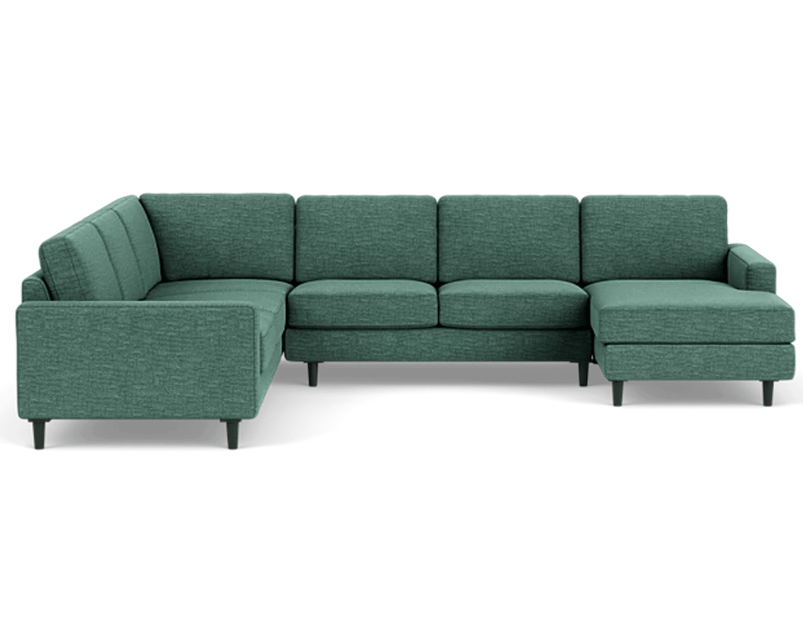 Oscar 77158 Chaise Sectional (96" x 128") +50 fabrics - Layout A: Three Piece Sectional 96" x 128"