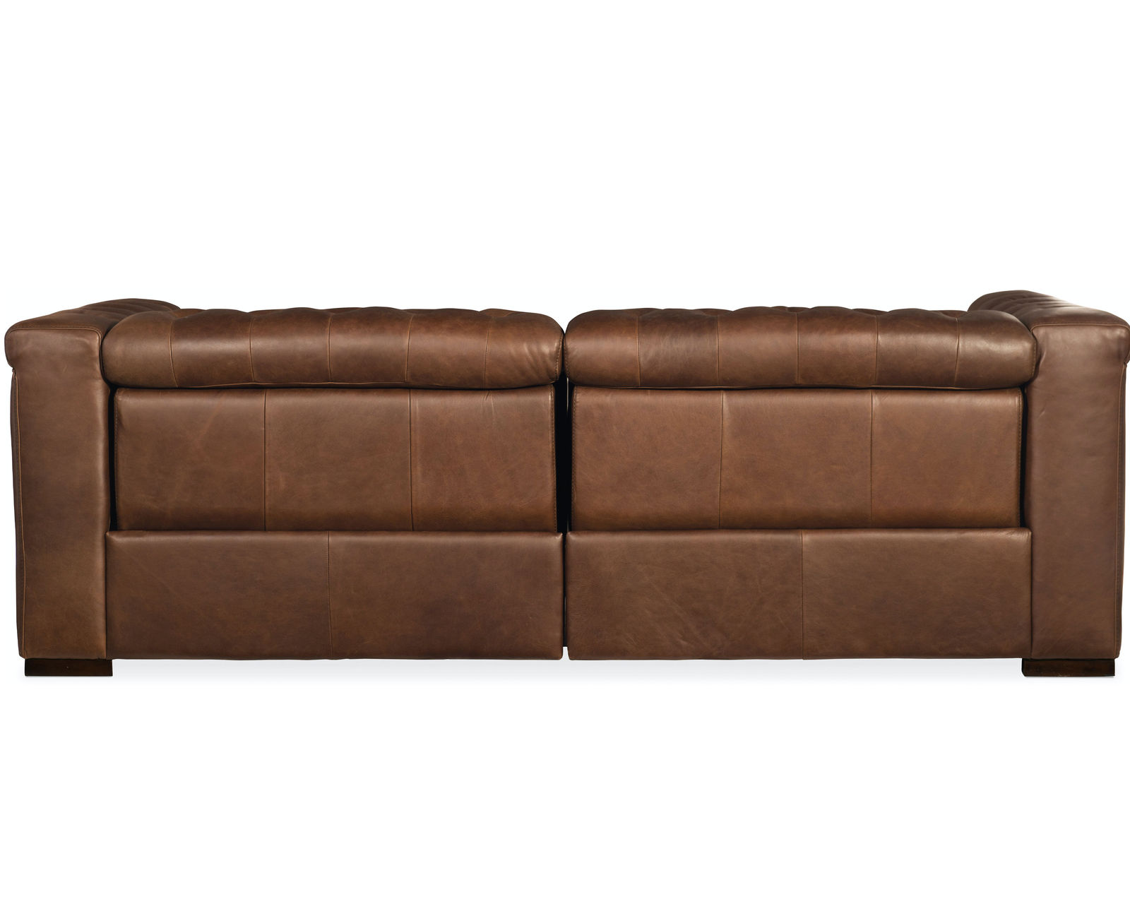 Savion 89" Leather Power Headrest Power Reclining Sofa (Copper)