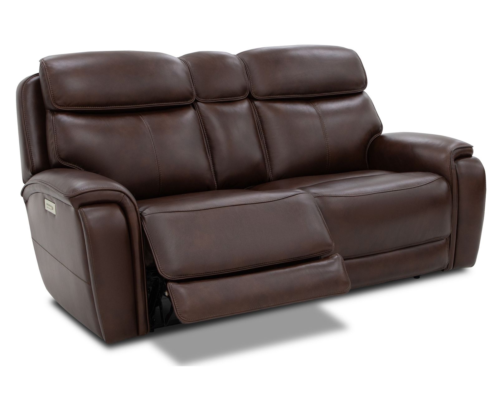 Walker 1580-70 Triple Power Leather 78" Reclining Console Loveseat (2 colors) - Flexsteel — Built for Life, Designed for Comfort.