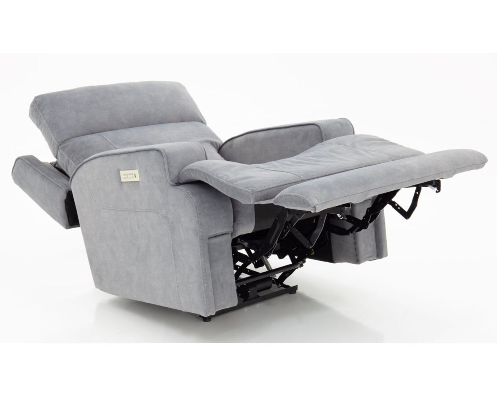 Ashbee 89" Zero Gravity Sofa w/Power Recline, Power Head Rests & 3" Footrest Extension (Dolphin) In stock