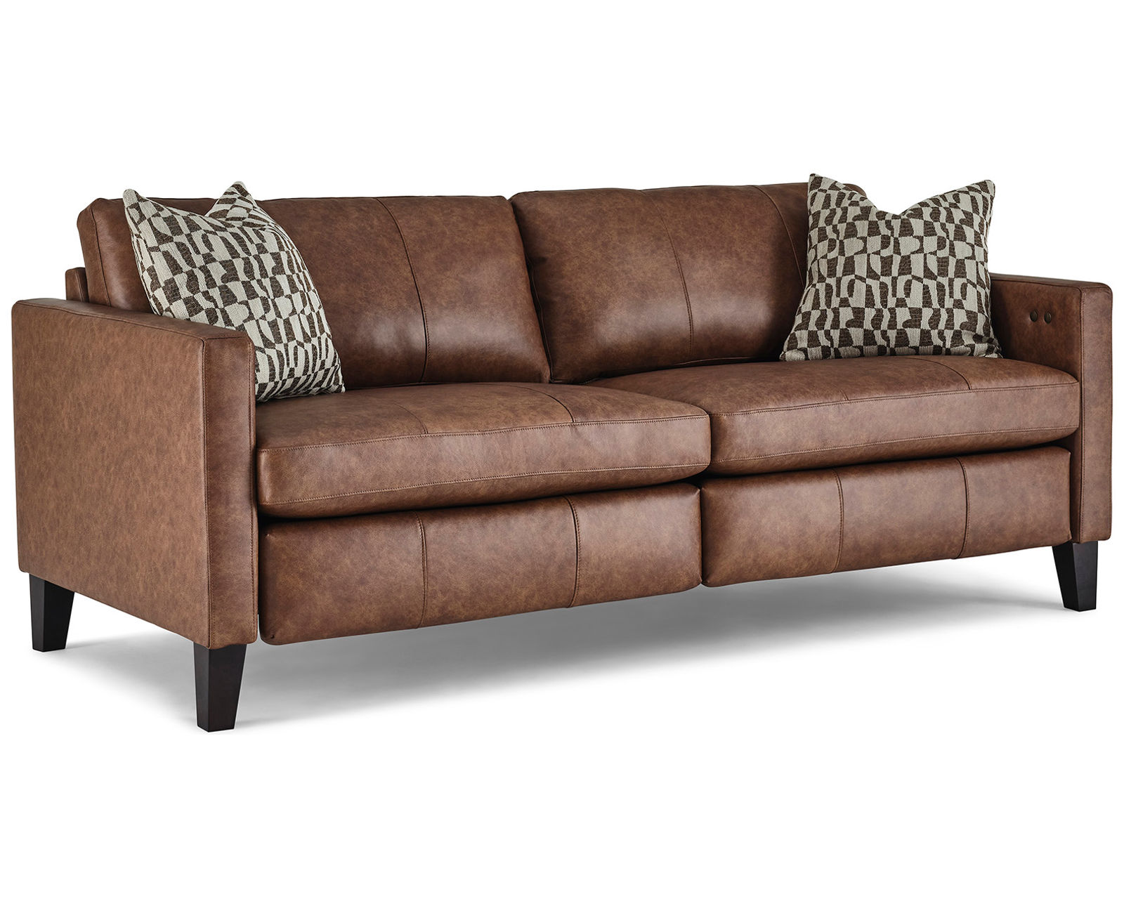 Traftly Mid-Century Power Incliner Leather Chair (+40 leathers) - Traftly Incliner Leather Sofa