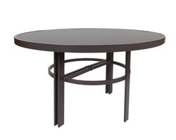 Horizon 48" Round Dining Table (8 Metal Finishes)