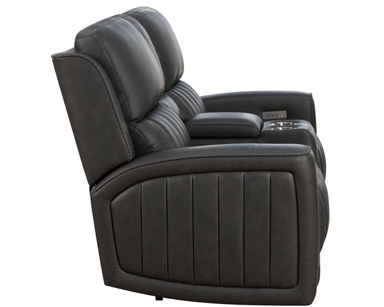 Pierce Zero Gravity Power Recliner w/Power Head Rest & Power Lumbar (Gray) In stock