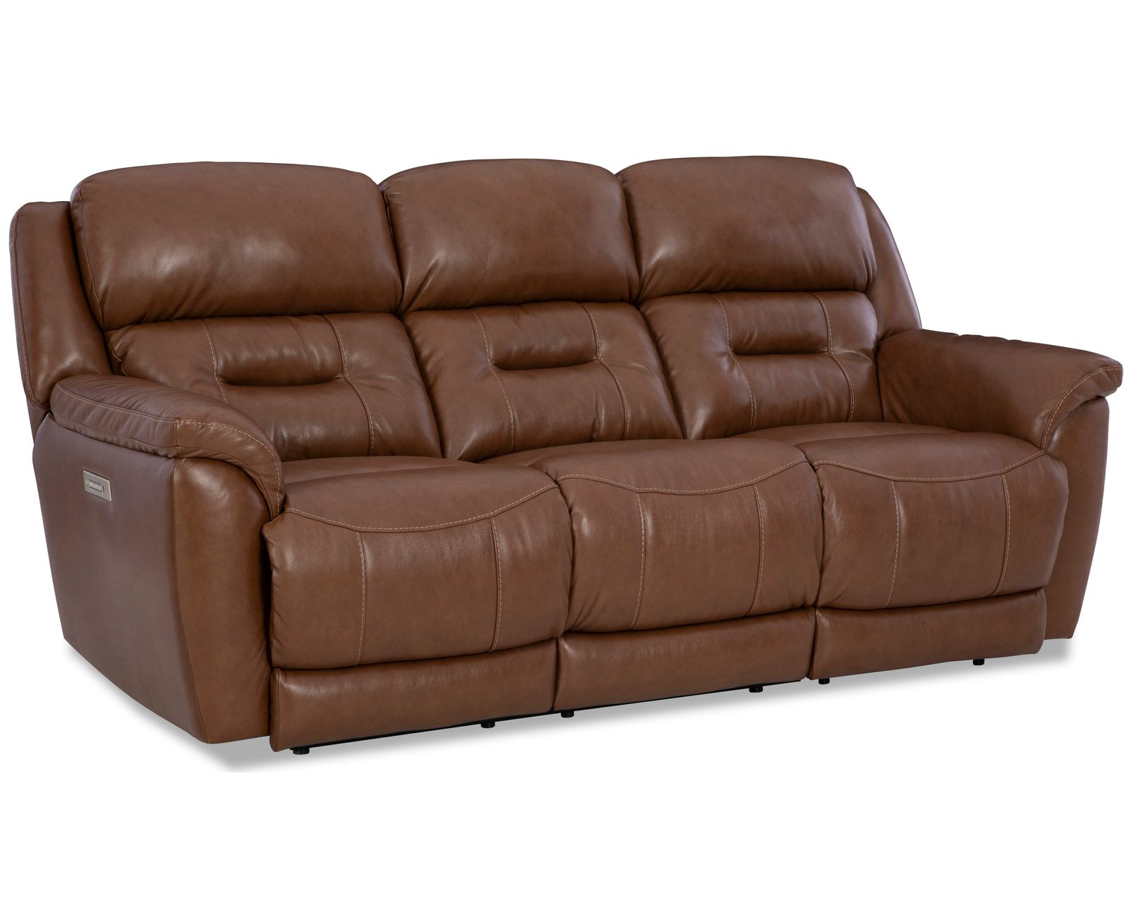 Contender 79" Leather Triple Power Console Reclining Loveseat (In stock) - Contender 90" Zero Gravity Power Reclining Sofa
