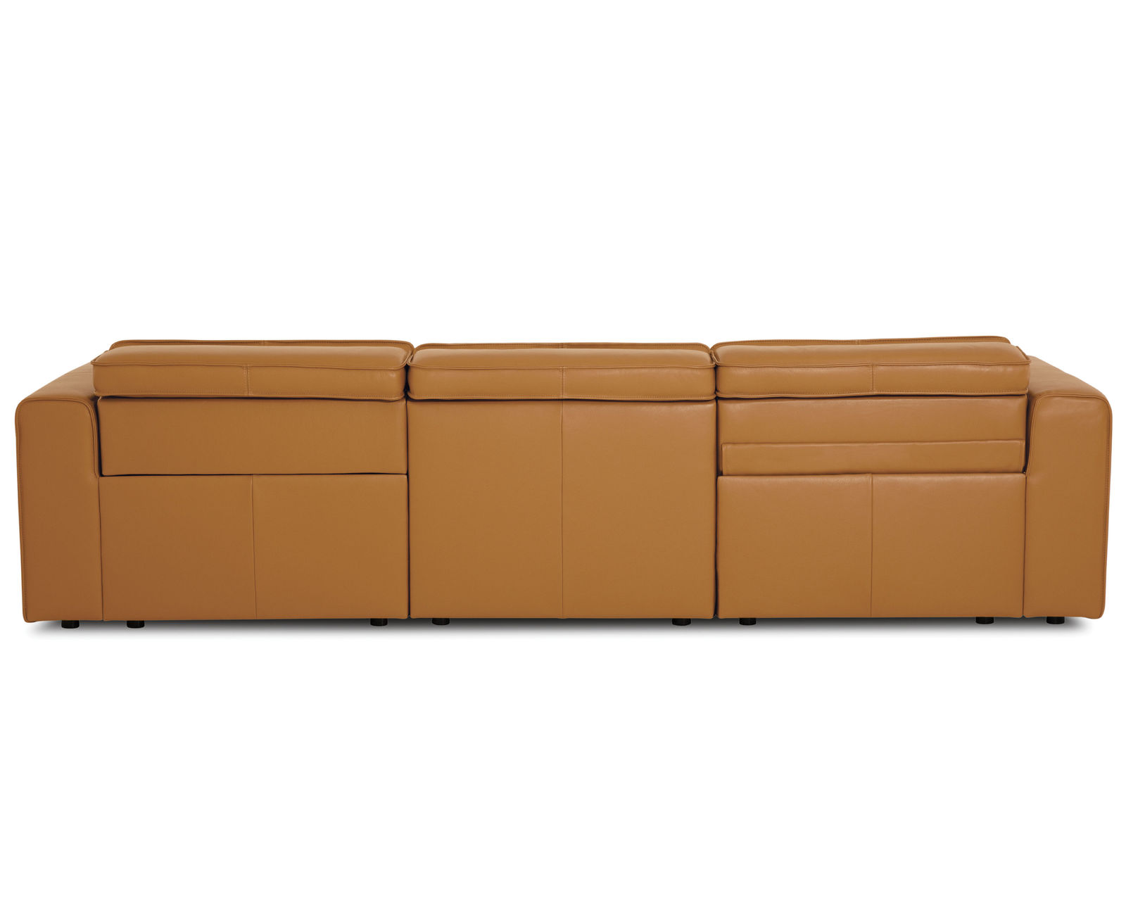 Colton 44007 Power Headrest Power Reclining Sectional (+50 fabrics) - Layout D: Three Piece Chaise Reclining Sectional. 62" x 117"
