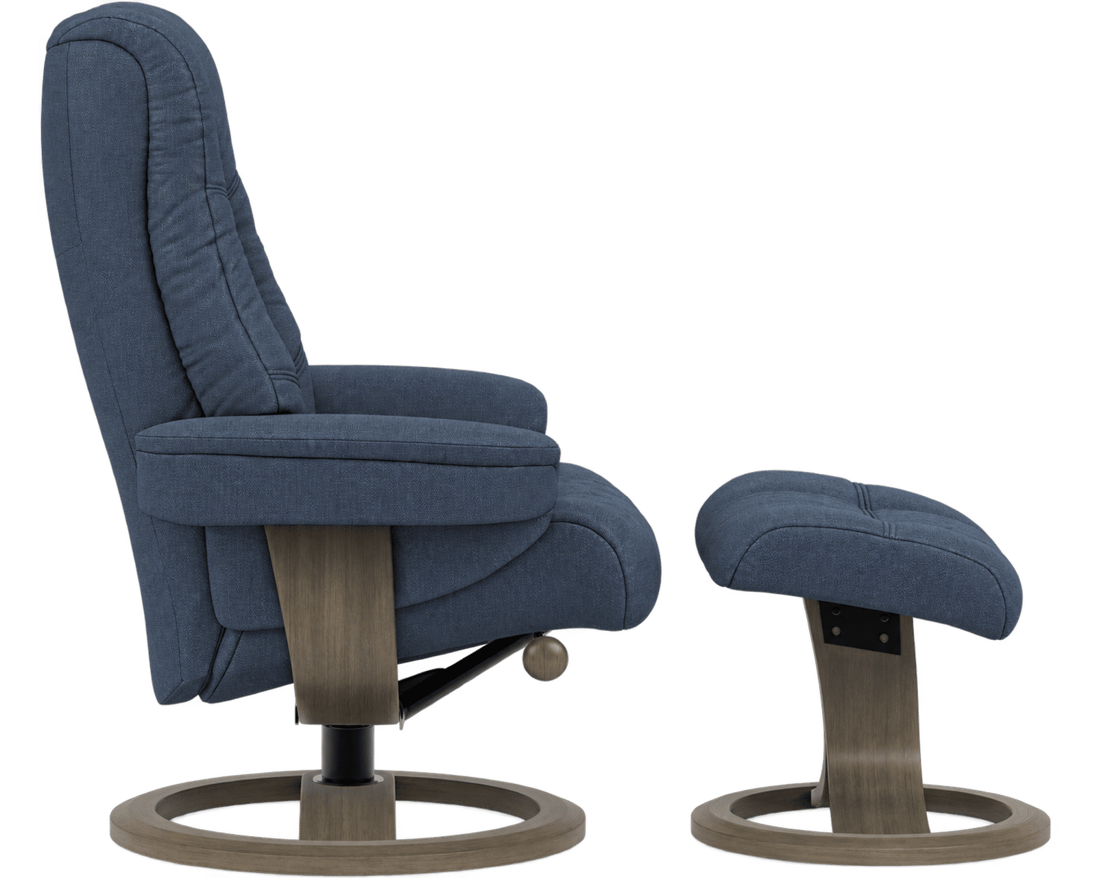 Nordic 63 Reclining Chair & Footstool Ash (IN STOCK) Plush Scandinavian Comfort. Made to Fit You - Better Comfort. Better Quality. Better Value.