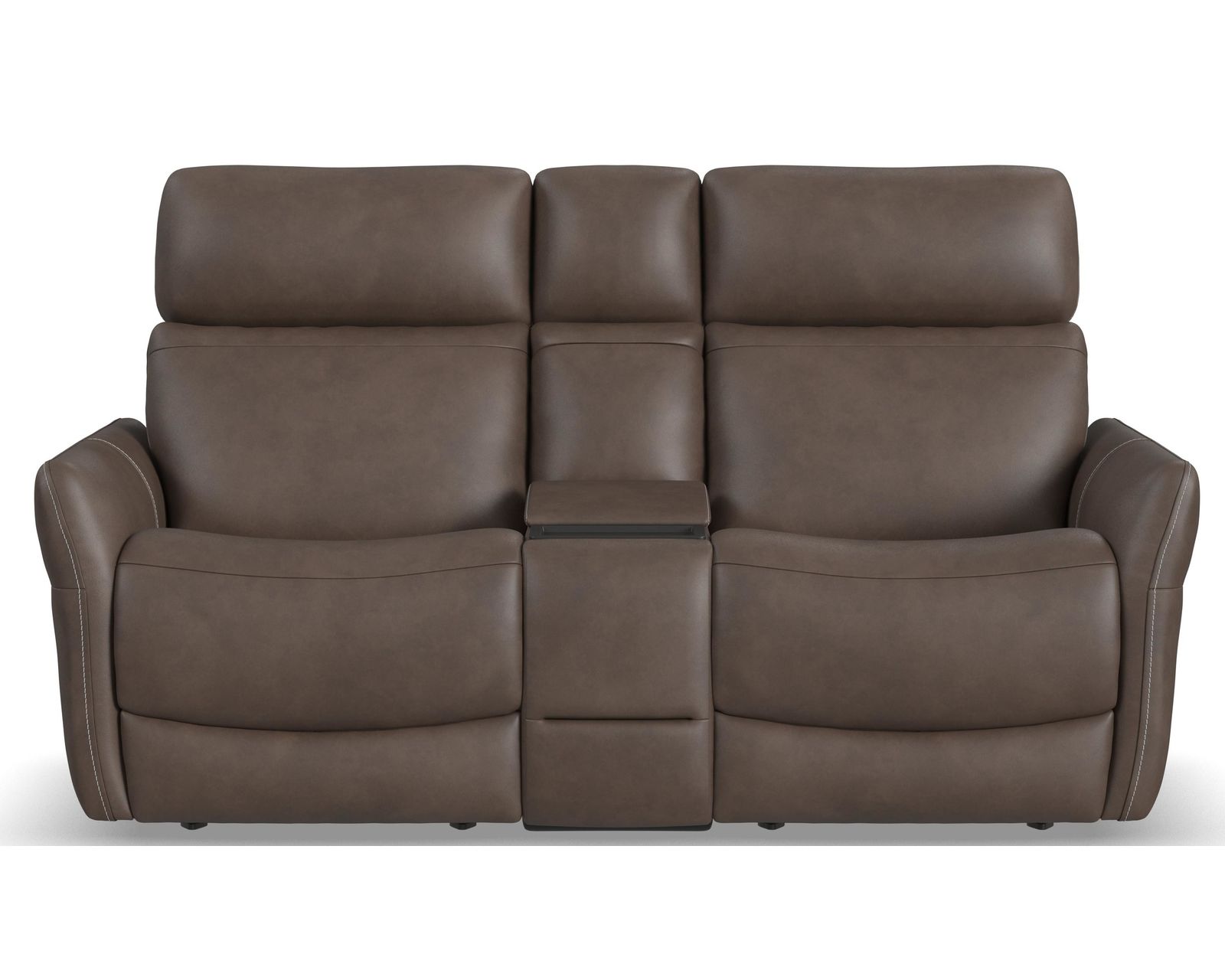 Artemis 1823 Triple Power Reclining Sofa with Heat and Massage 886-01 (85") two colors (in stock) - Artemis Triple Power Reclining Console Loveseat with Heat and Massage