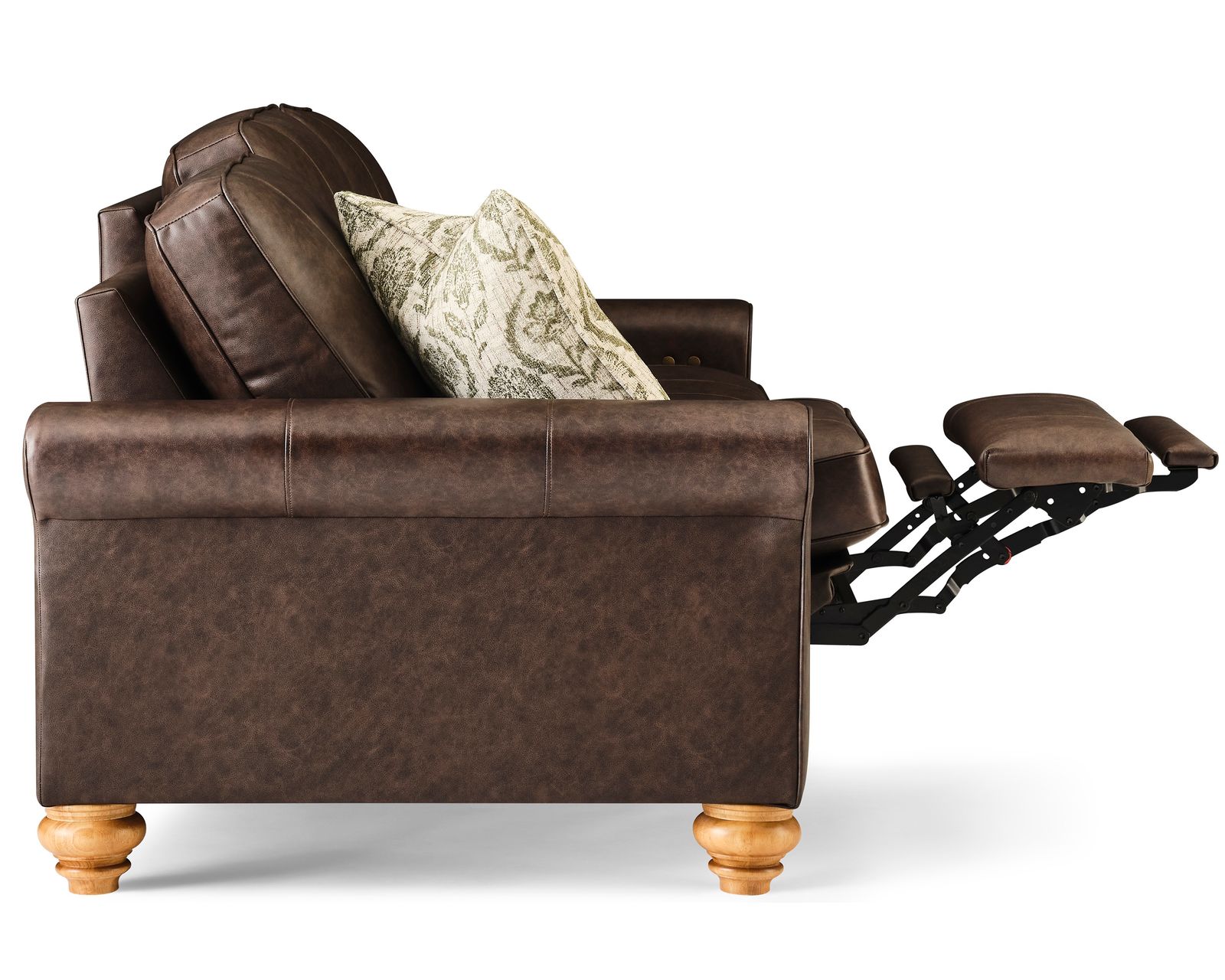 Weston 88" Leather Power Incliner Sofa (+40 leathers) - Furniture Built to Fit Your Life—Not Just Your Room.